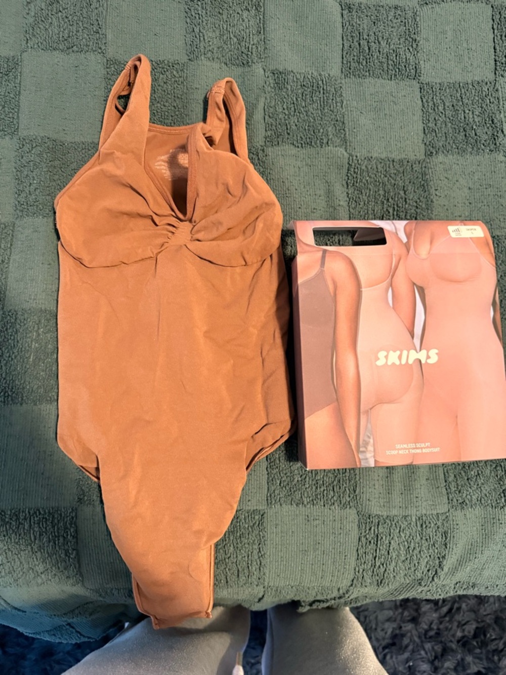 SKIMS One-Piece Bodysuit in Jasper